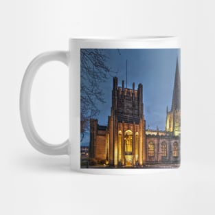 Sheffield Cathedral at Night Mug